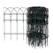 Garden Border Fence Powder Coated Iron