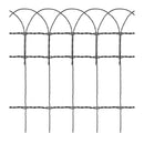 Garden Border Fence Powder Coated Iron 25 M
