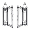 Ornamental Garden Gate Wrought Iron 100 Cm