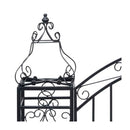 Ornamental Garden Gate Wrought Iron 160 Cm