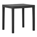 Garden Table 79X65X72 Cm Plastic