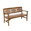 Wooden Garden Bench 3 Seat Patio Furniture Timber Outdoor Lounge Chair