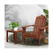 Outdoor Sun Lounge Beach Chairs Table Wooden Adirondack Patio Chair