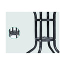 Outdoor Furniture Dining Wicker Garden Patio Cushion 3Pcs Cafe Bar Set