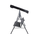 Swing Chair Outdoor Furniture Hanging Hammock Canopy Lounger Black