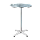 Outdoor Bar Table Indoor Furniture Adjustable Aluminium Round 70 110Cm