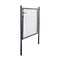 Mesh Garden Gate Galvanised Steel 100 Cm Grey