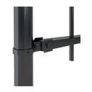 Garden Fence With Spear Top Steel 100 Cm Black