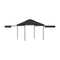 Gazebo With Double Extending Roofs Anthracite