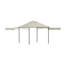Gazebo With Double Extended Roofs Cream