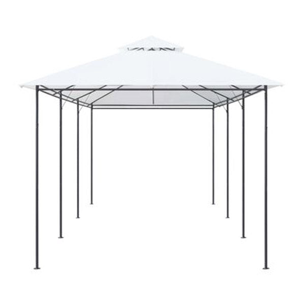 Gazebo 600X298X270 Cm White
