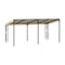 Wall Mounted Gazebo 600X300X250 Cm
