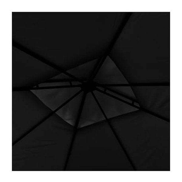 Gazebo With Double Extending Roofs Anthracite