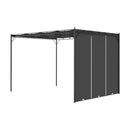 Garden Gazebo With Side Curtain 4X3 M