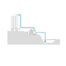 2500W Multi Stage Water Pump Pressure Rain Tank Farm House Irrigation