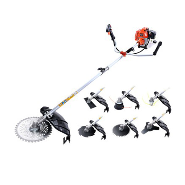 62Cc Pole Chainsaw Petrol 7 In 1 Brush Cutter Whipper Snipper