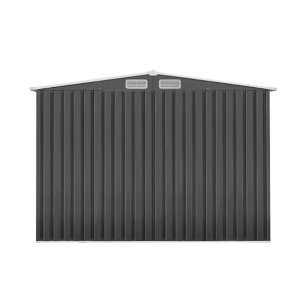 Giantz 2.02 x 3.2m Metal Shed - Grey