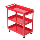 Tool Cart 3 Tier Parts Steel Trolley Mechanic Storage Organizer