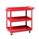 Tool Cart 3 Tier Parts Steel Trolley Mechanic Storage Organizer