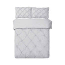 Giselle Bedding Quilt Cover Set Grey
