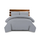 Giselle Bedding Classic Quilt Cover Set Grey