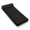 Folding Foam Mattress Portable Sofa Bed Mat Air Mesh Fabric Black