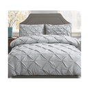 Giselle Bedding Quilt Cover Set Grey