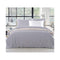 Giselle Bedding Classic Quilt Cover Set Grey