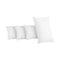 King Size 4 Pack Bed Pillow Medium 2 Firm 2 Microfibre Filling