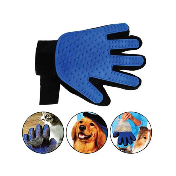 2In1 Pet Deshedding Massage Glove Dog Cat Hair Grooming Remover