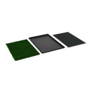 Pet Toilets 2 Pieces With Tray And Artificial Turf Green 76X51X3 Cm Wc