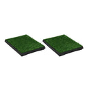 Pet Toilets 2 Pieces With Tray And Artificial Turf Green 63X50X7 Cm Wc
