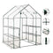 Greenhouse With 8 Shelves 143X143X195 Cm