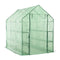 Walk In Greenhouse With 12 Shelves Steel 143X214X196 Cm