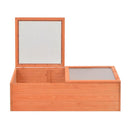 Greenhouse Wood 100X50X34 Cm