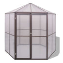 Greenhouse Aluminium 240X211X232 Cm