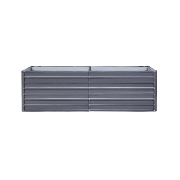 Greenfingers 320X80X77Cm Galvanised Steel Raised Planter 2N1