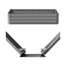 180X90X30 Cm Galvanized Raised Garden Bed Steel Instant Planter