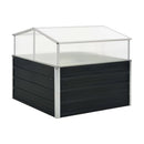 Greenhouse Anthracite 100X100X77 Cm Galvanised Steel