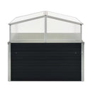 Greenhouse Anthracite 100X100X77 Cm Galvanised Steel