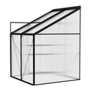 Greenhouse Anthracite Aluminium 128X128X192 Cm