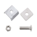 Grid Mat Connector 25 Sets Silver