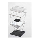 Camping Fire Pit BBQ Portable Folding Stainless Stove Outdoor Pits