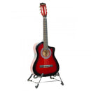 38In Pro Cutaway Acoustic Guitar With Guitar Bag Red Burst