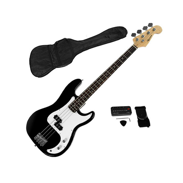 Electric Bass Guitar Pack Black