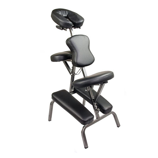 Aluminium Portable Massage Chair Black