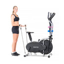 Elliptical Cross Trainer Exercise Bike With Weights Resistance Bands