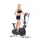 Elliptical Cross Trainer Exercise Bike With Weights Resistance Bands