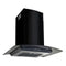 Wall Mounted Range Hood Stainless Steel 60 Cm Black