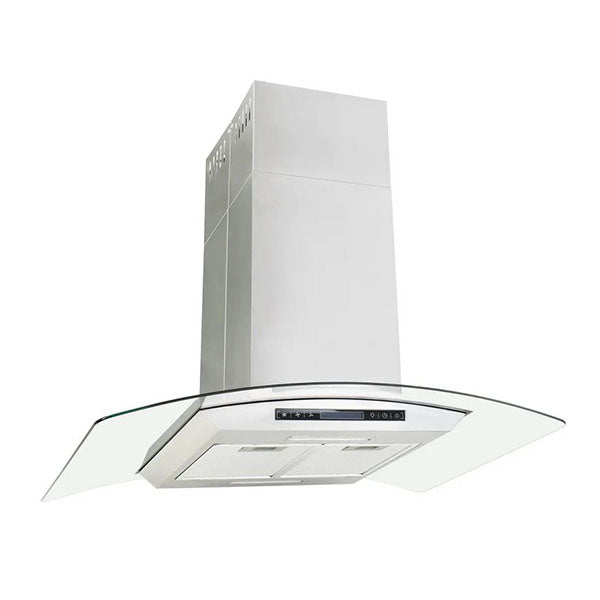 Island Range Hood 90 Cm Lcd Display Touch Sensor